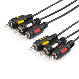 Kabel Audio-Video 1.8 m (3RCA(m), Paket)