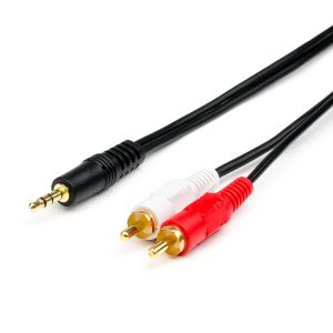 Аudiokabel 1.5 m (mini-Jack3.5(m) <=> 2RCA(m), stereo, Paket)