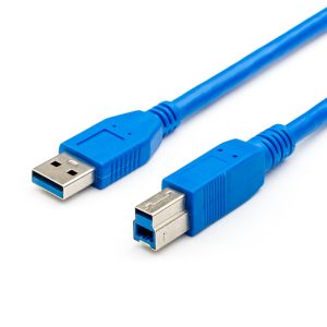 Kabel USB 1.8 m (USB 3.0, Am <=> Bm, blau)
