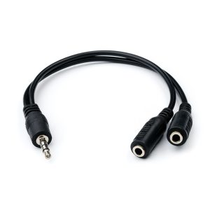 Audiokabel-Splitter 0.1 m (2 x Jack3.5(f)/Jack3.5(m))