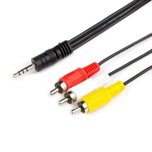 Kabel Audio-Video 1.8 m (3RCA>TRRS 3.5 mm), Paket