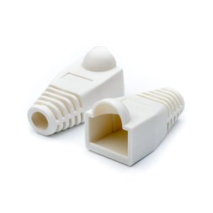 RJ45-Kappe (Gummi, grau, 100 Stk.)