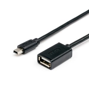 Kabel 0.1 m USB(Af) <=> miniUSB OTG