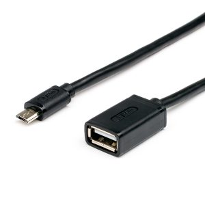 Kabel 0.8 m USB(Af) <=> microUSB OTG