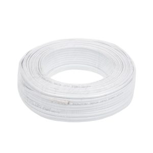 Telefonkabel 4-adrig (26 AWG, CCS, 100 m), weiß