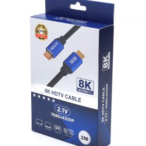 Kabel HDMI(m) - HDMI(m), ver.2.1, 8К, Blister, 2 m